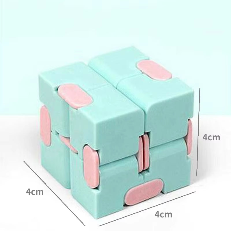 Puzzle Cube Durable Exquisite Decompression Toy Infinity Magic Cube for Adults Kids Fidget Toys Antistress Anxiety Desk Toy