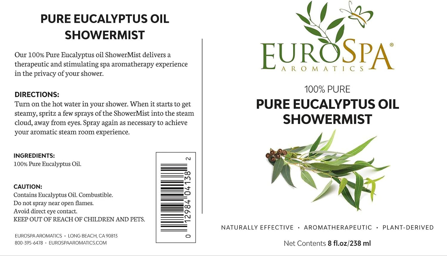 Pure Eucalyptus Oil Showermist and Steam Room Spray, All-Natural Premium Aromatherapy Essential Oils - Variety Pack, 2 Oz