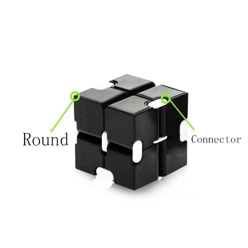 Puzzle Cube Durable Exquisite Decompression Toy Infinity Magic Cube for Adults Kids Fidget Toys Antistress Anxiety Desk Toy