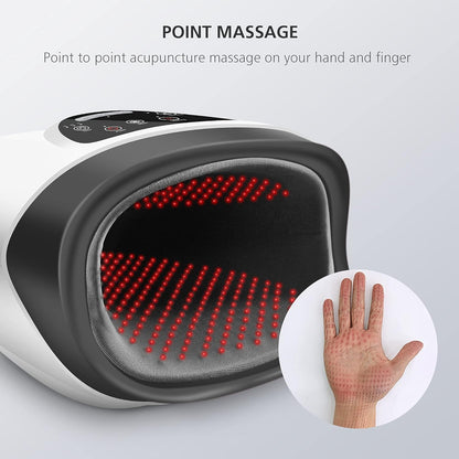 Rechargeable Heated Hand Massager (Classic, Black)