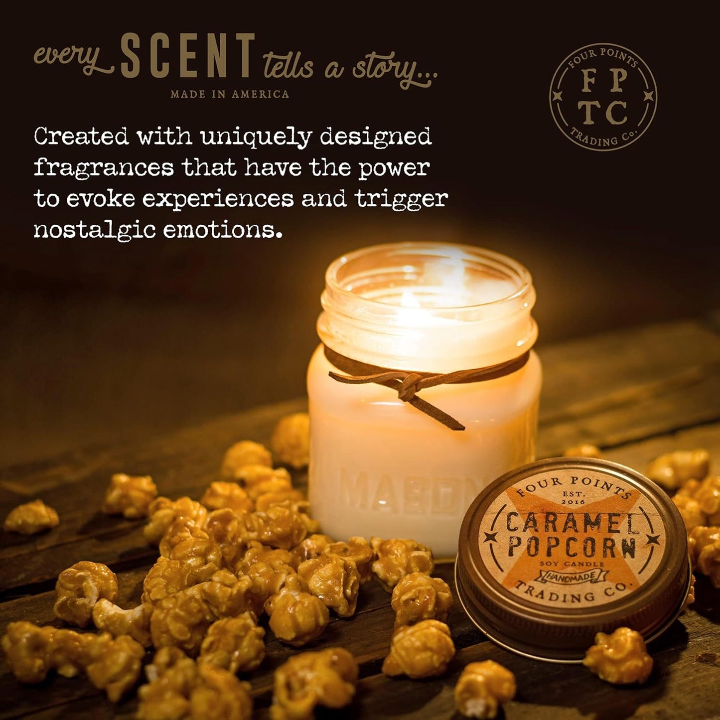 Money Scented 8 Oz Soy Aromatherapy Candle W/Jar -