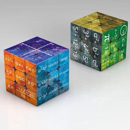 3X3X3 Magic Puzzle Cube Math Chemistry Element Pattern Cubo Children'S Gifts Educational Fidget Toys