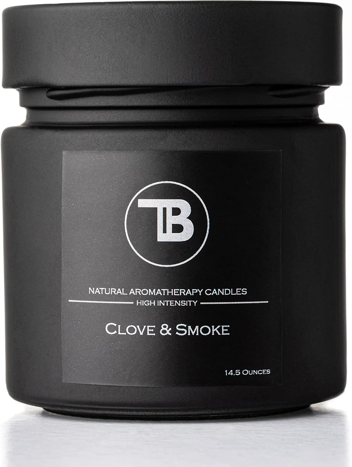 Tb Decoration Scented Jar Candles Men Concept Premium Aromatherapy Candles Smoky Clove in Luxury Black Box and Jar Home Decor for Man and Women (Clove & Smoke)