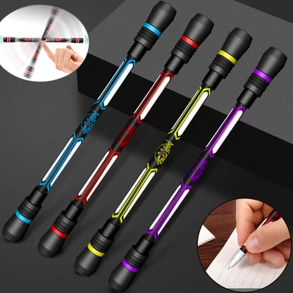 Stress Relief Spinner Pen Adult Kids Antistress Spinning Pen Fidget Spinner Anti-Slip Hand Spinner Stress Toy Ballpoint