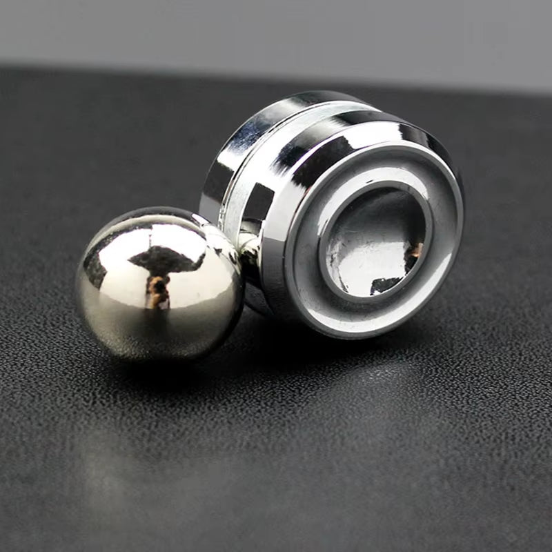 Adult Desktop Stress Relief Metal Fidget Toy Decompression Hypnosis Rotary Gyro Fingertip Toy Kinetic round Spinner Kids Gift