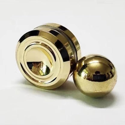 Adult Desktop Stress Relief Metal Fidget Toy Decompression Hypnosis Rotary Gyro Fingertip Toy Kinetic round Spinner Kids Gift