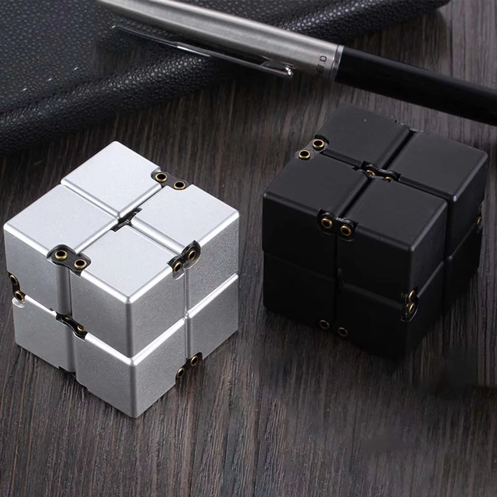 Infinity Cube Fidget Toys Fidget Block Mini Stress Anxiety Release Adults Kids Desktop Toys Helps Concentration