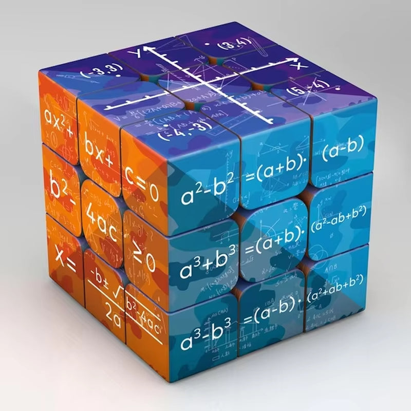 3X3X3 Magic Puzzle Cube Math Chemistry Element Pattern Cubo Children'S Gifts Educational Fidget Toys